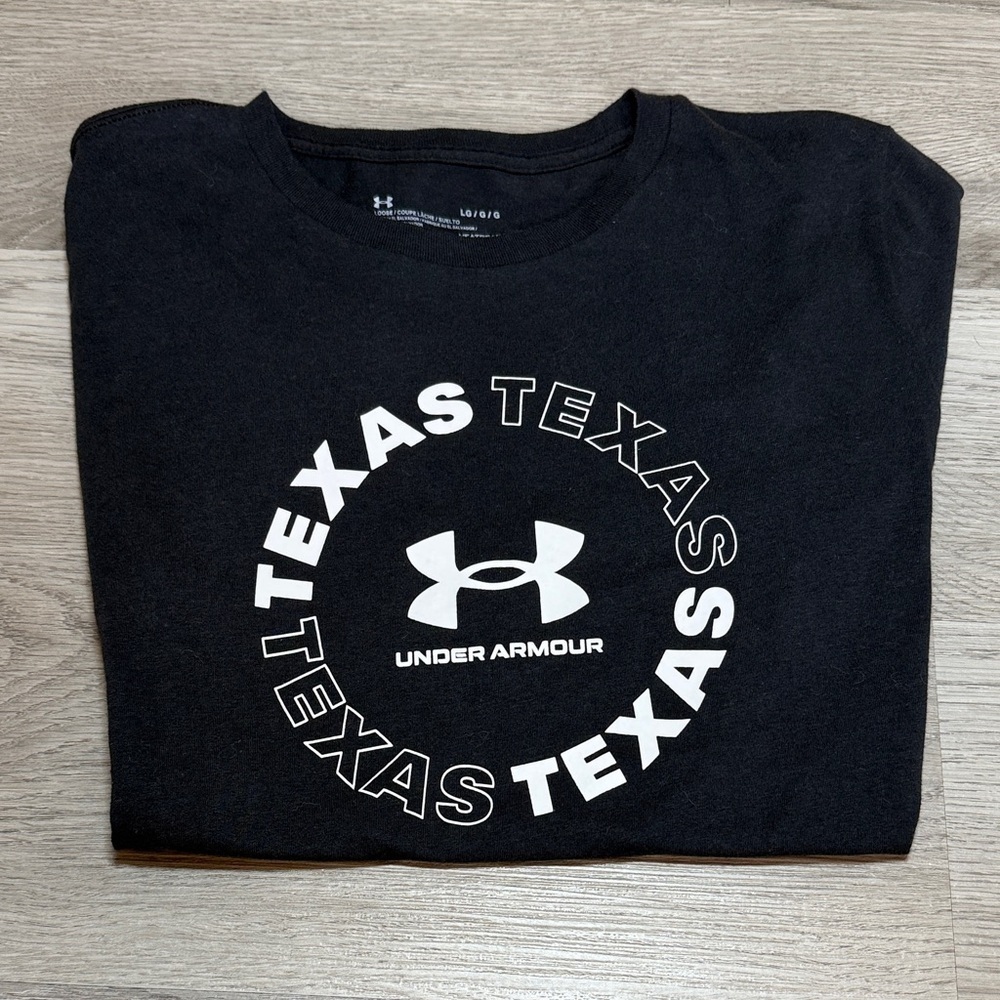 Texas Under Armour Black Tee